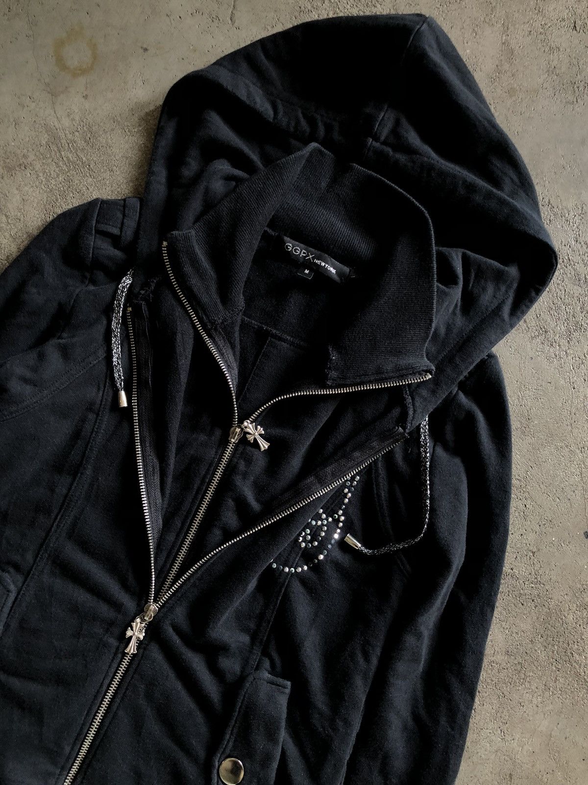 If Six Was Nine × Japanese Brand × Le Grande Bleu (L.G.B.) JAPANESE GGPX HOODIE DOUBLE ZIPPER LGB STYLE Size M / US 6-8 / IT 42-44 - 3 Thumbnail