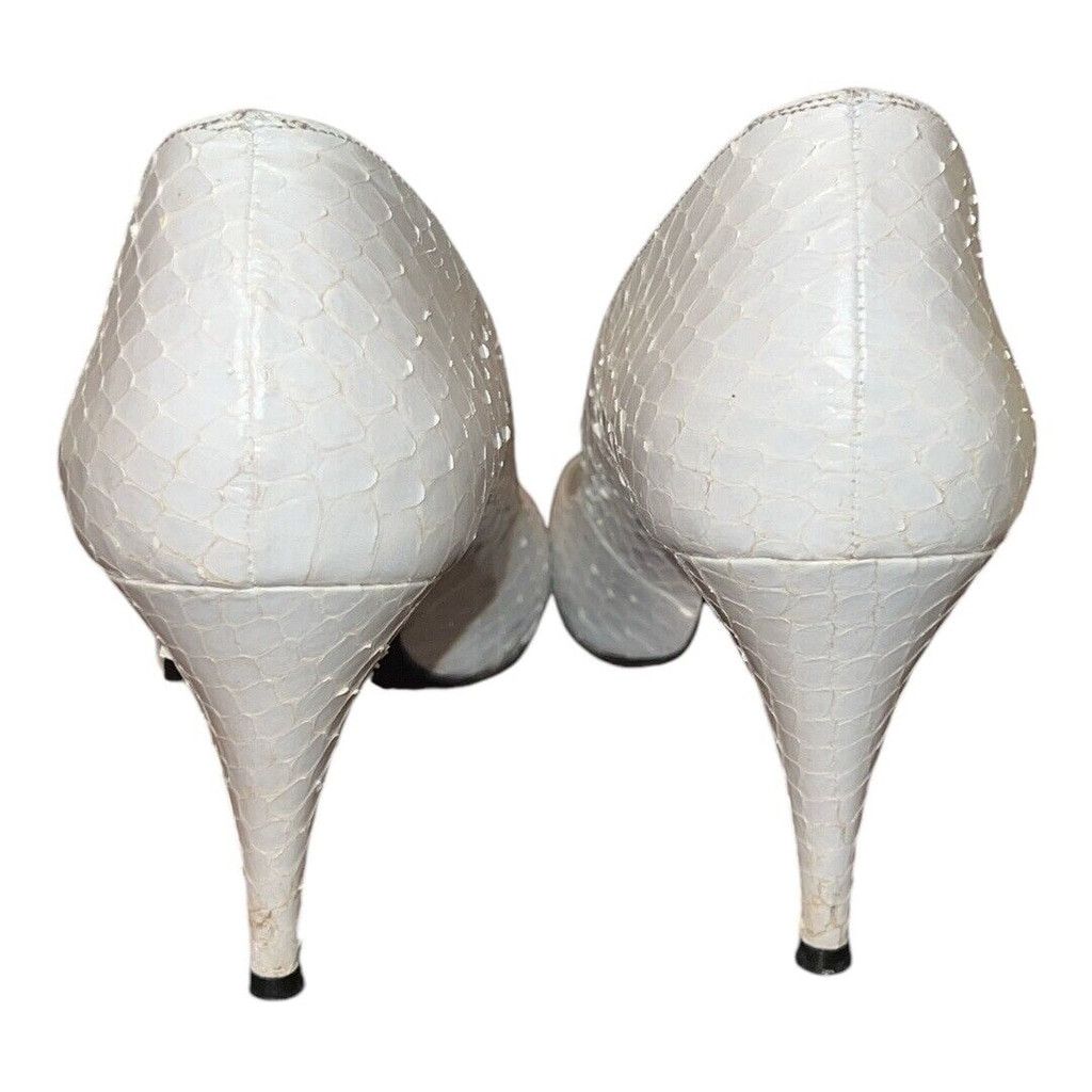 Other Vintage Stuart Weitzman snakeskin heels 8.5 Size US 8.5 / IT 38.5 - 3 Thumbnail