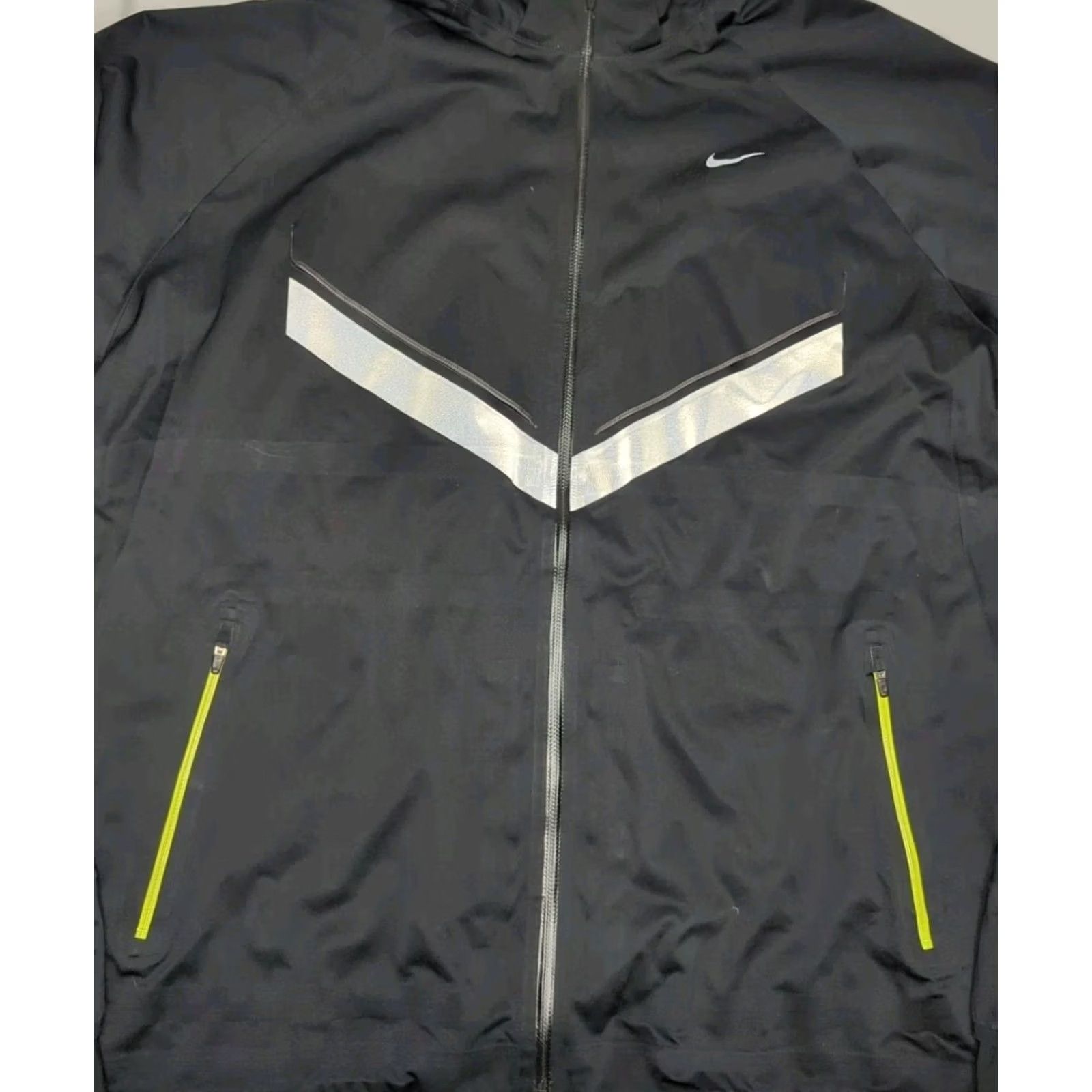 Nike Nike Vapor 5 World Record Running Jacket Men XL Black Vented Reflect Size US XL / EU 56 / 4 - 6 Thumbnail