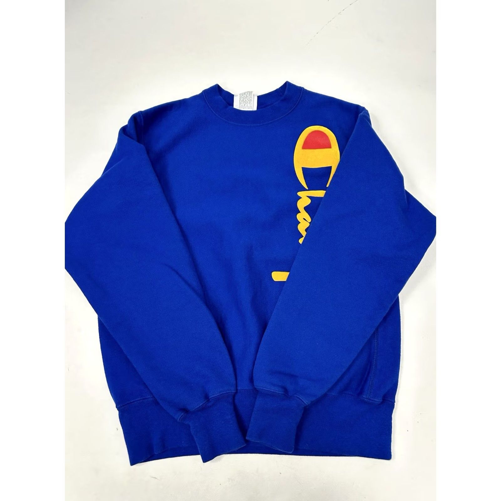 Champion Champion Reverse Weave Sweatshirt Blue Mens Small Script Logo Crewneck Felt Logo Size US S / EU 44-46 / 1 - 5 Thumbnail