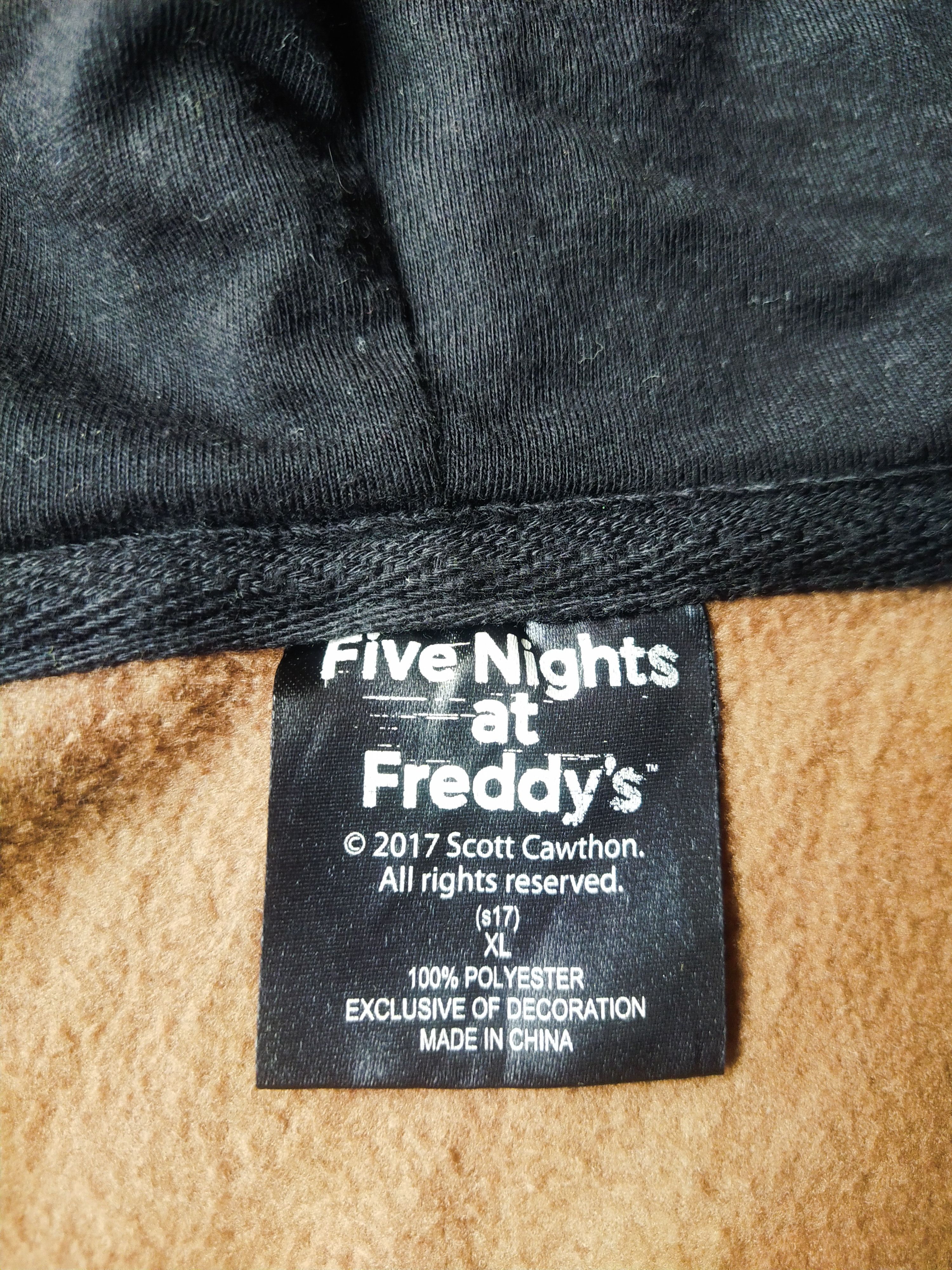 The Game Five Nights at Freddy's 2017 Costume Fleece Game Hoodie Size US S / EU 44-46 / 1 - 7 Thumbnail