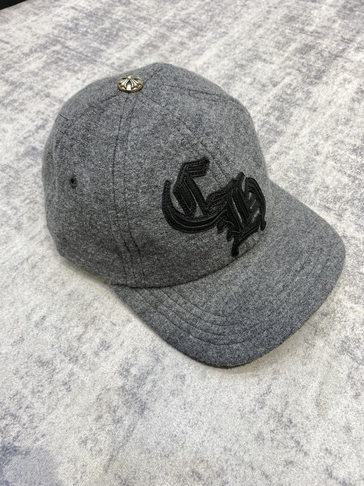 Chrome Hearts CHROME HEARTS CH WOOL HAT GRAY Size ONE SIZE - 1 Thumbnail