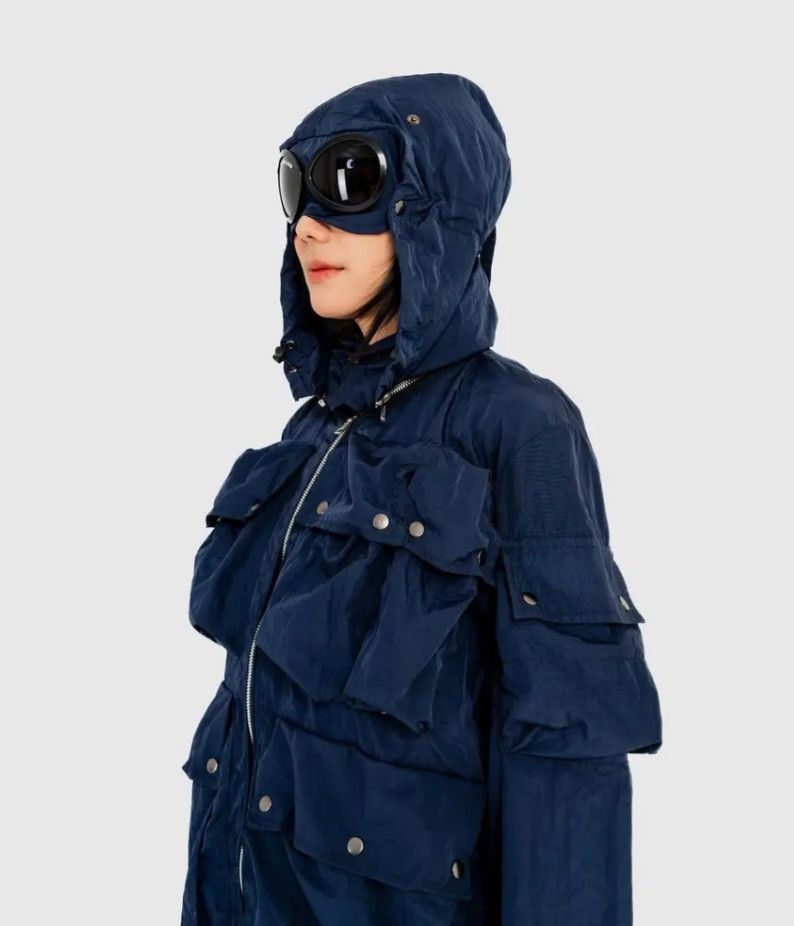 Japanese Brand 💥Casual mod navy blue multipocket google jacket Size US S / EU 44-46 / 1 - 7 Thumbnail
