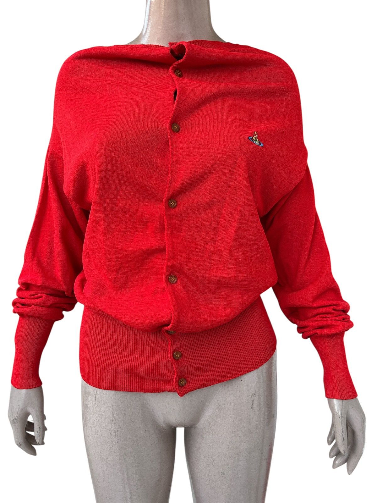Vivienne Westwood Orb Bea Drape Cardigan Size S / US 4 / IT 40 - 2 Thumbnail