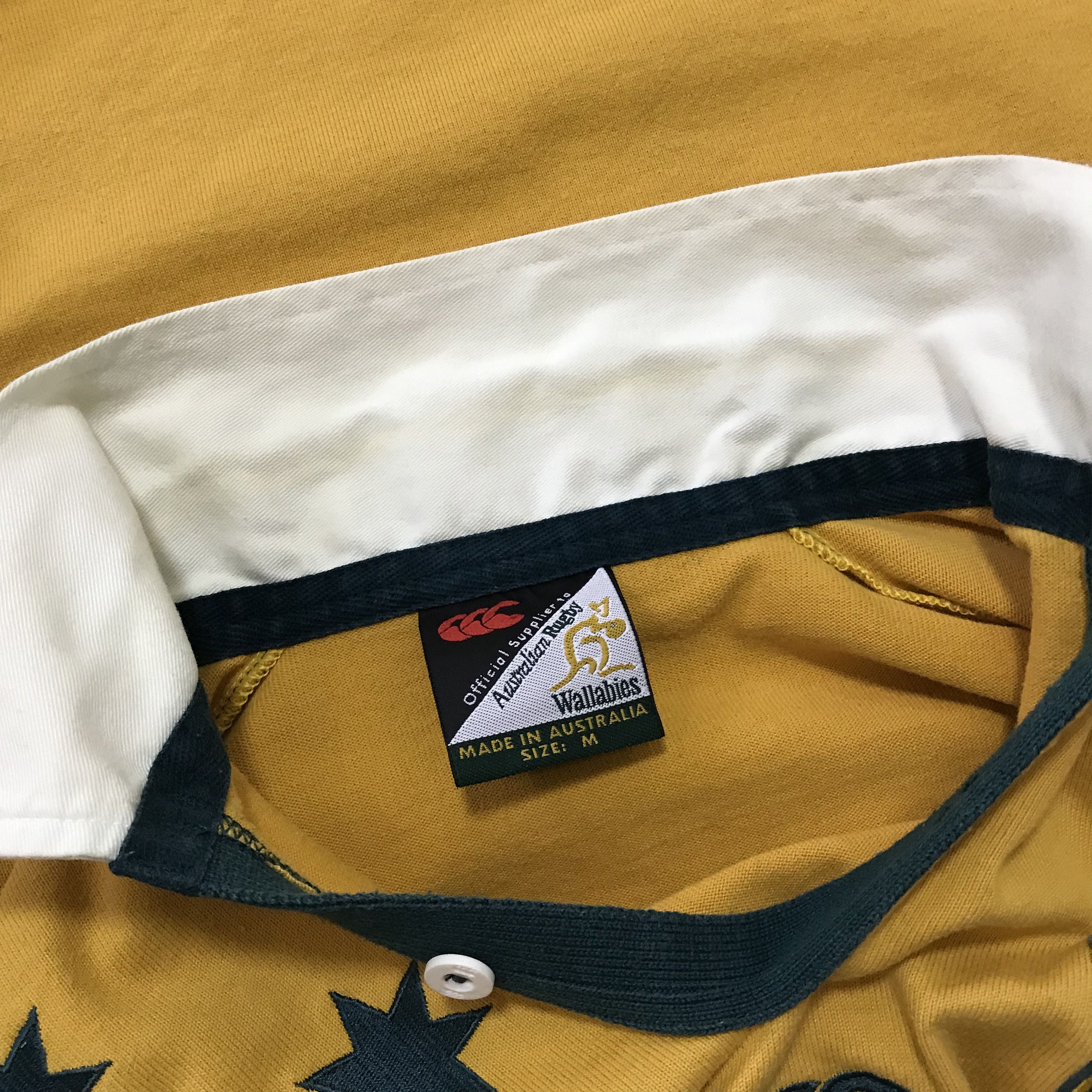 Canterbury of New Zealand Wallabies Australia Rugby 2000 Vintage Jersey Long Sleeve Size US M / EU 48-50 / 2 - 12 Thumbnail
