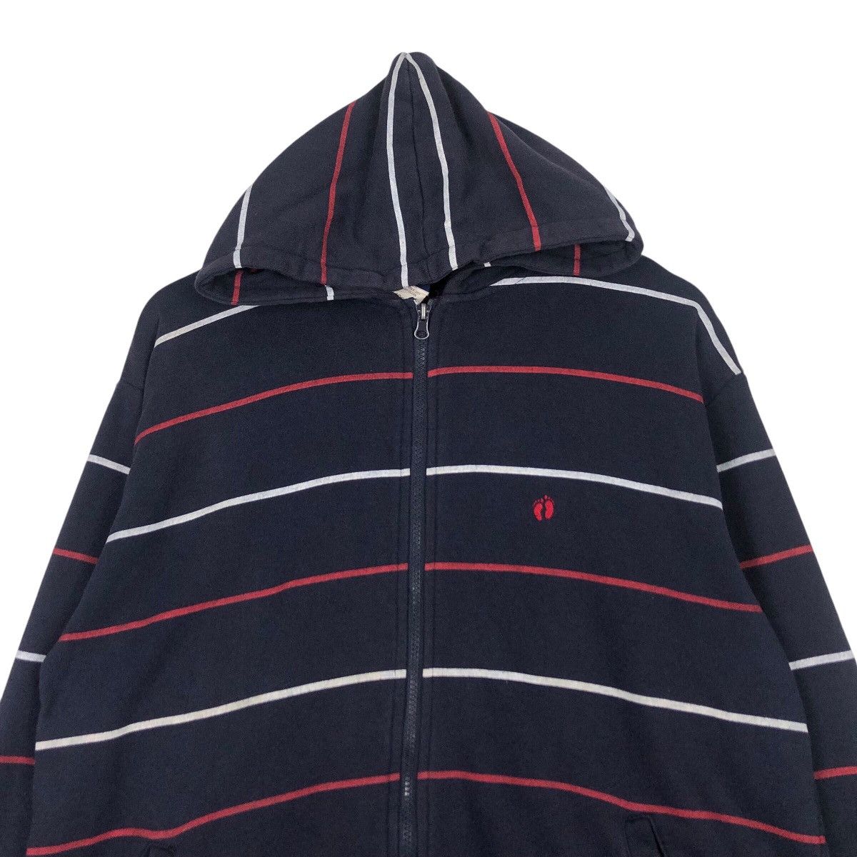 Hang Ten × Japanese Brand × Vintage Vintage Hang Ten Sweater Jacket 90s Collection Stripe Size US L / EU 52-54 / 3 - 2 Thumbnail