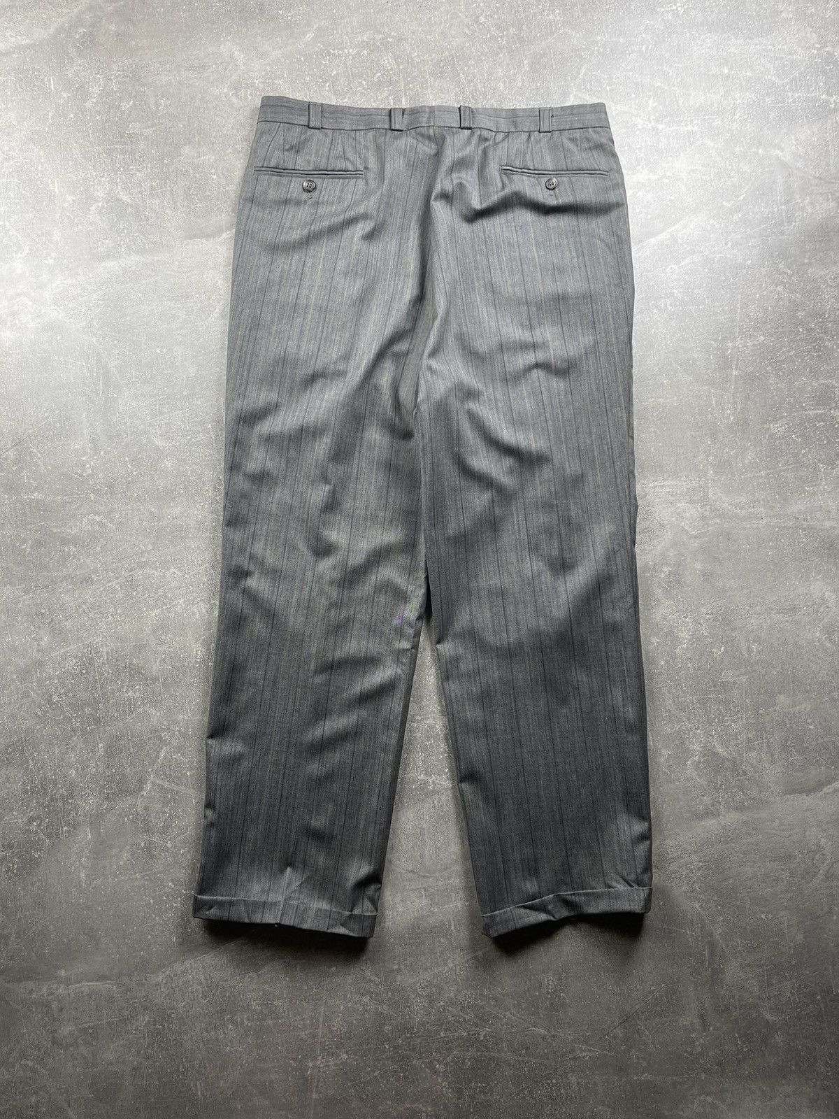 Yves Saint Laurent Yves Saint Laurent Difusion Hommes Double-Breasted Wool Suit Size 48R - 16 Thumbnail