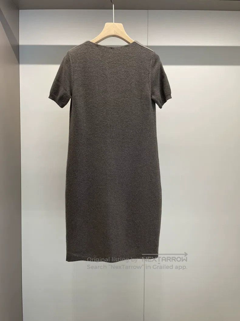 Brunello Cucinelli Brunello Cucinelli Caramel Cashmere Dress Size XS / US 0-2 / IT 36-38 - 2 Thumbnail