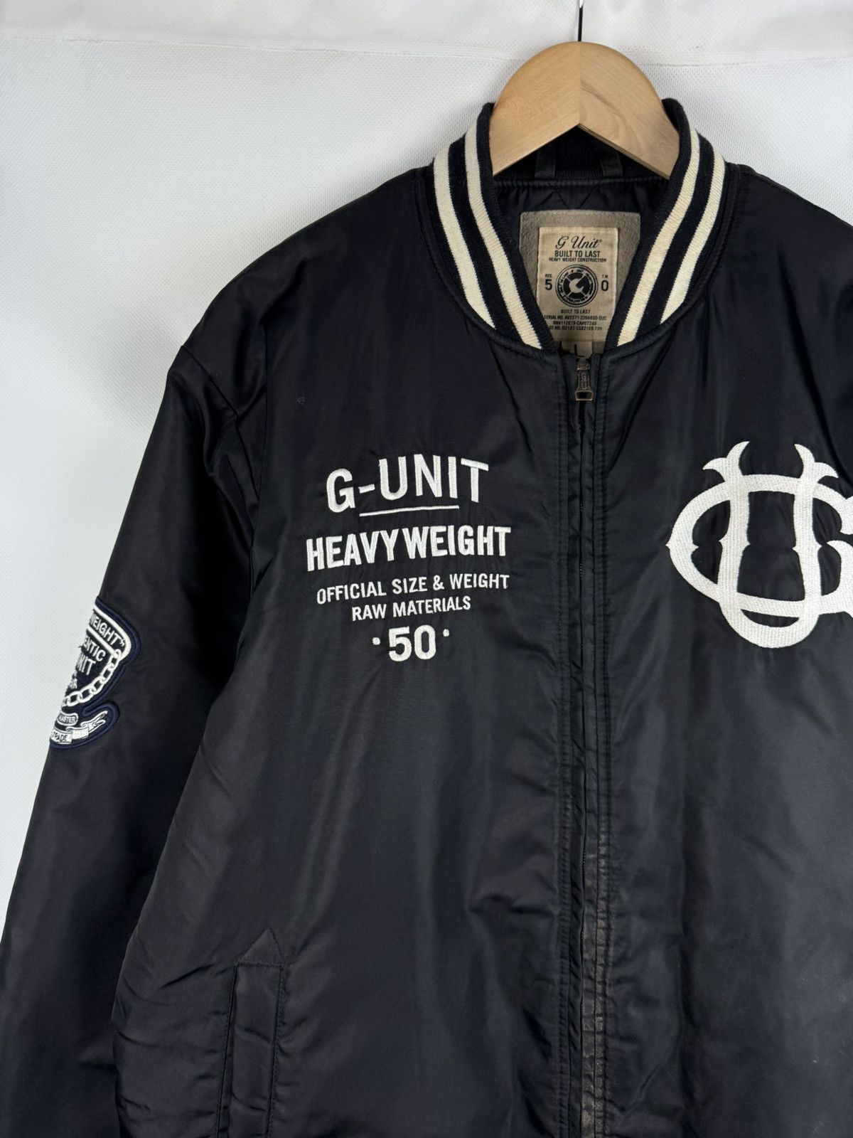 G-Unit G Unit Men’s Rap Hip Hop Varsity Bomber Jacket Size L Nylon Size US L / EU 52-54 / 3 - 4 Thumbnail