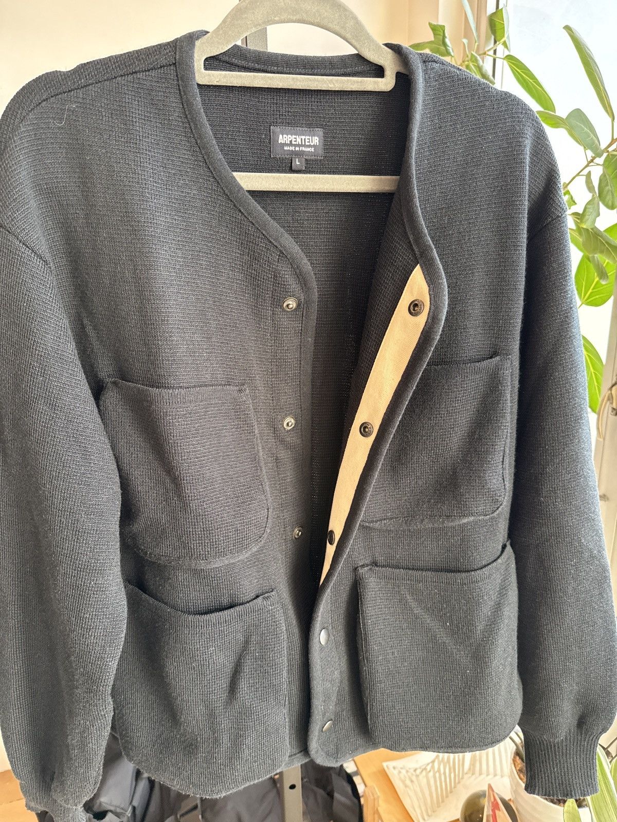 Arpenteur Arpenteur George Merino Wool Cardigan Midnight Size US L / EU 52-54 / 3 - 6 Thumbnail