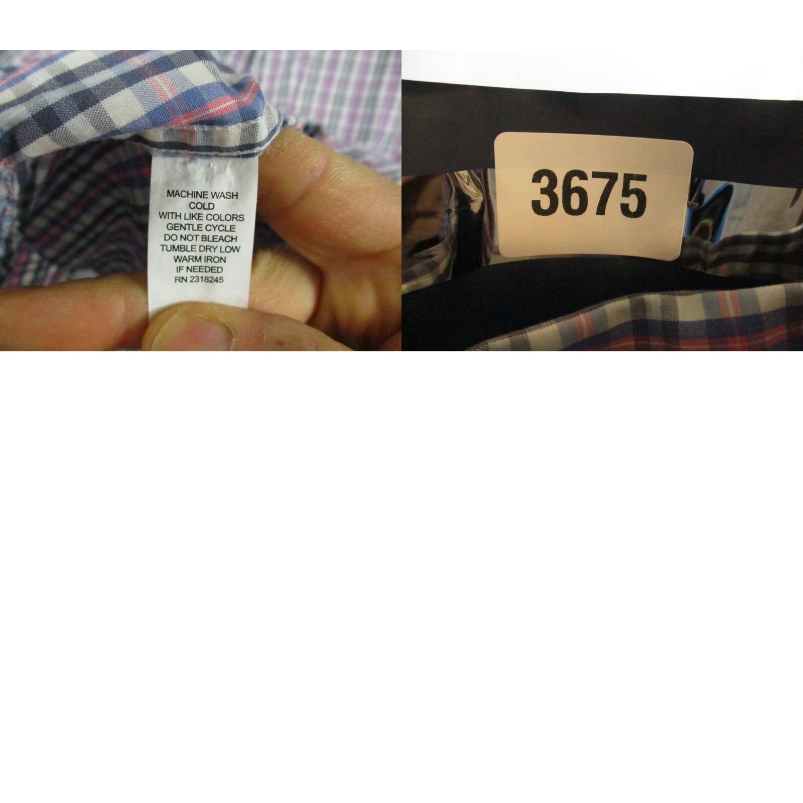 Vineyard Vines Vineyard Vines Wheeler Shirt Small Men's Blue Plaid Cotton Pocket Shirt Size US S / EU 44-46 / 1 - 8 Thumbnail