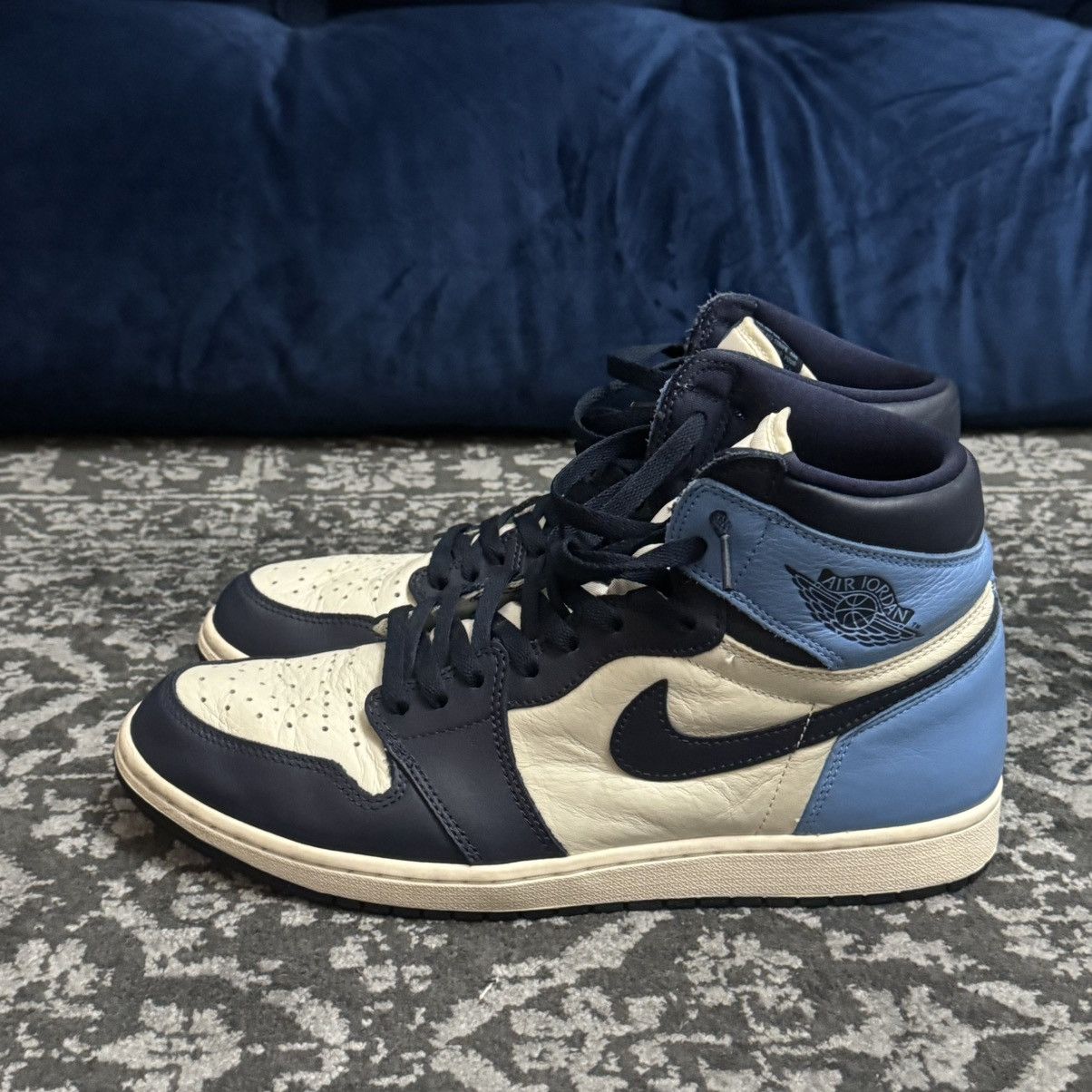 Nike Air Jordan 1 Retro High OG ‘Obsidian’ Size US 11.5 / EU 44-45 - 3 Thumbnail