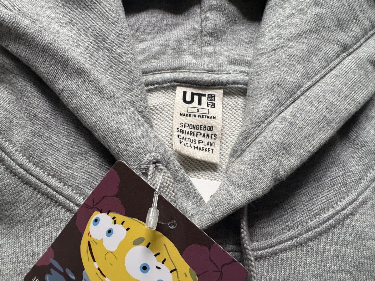 Cactus Plant Flea Market × Uniqlo CPFM x Spongebob Squarepants Gray Hoodie Small Sweatshirt Size US S / EU 44-46 / 1 - 8 Thumbnail