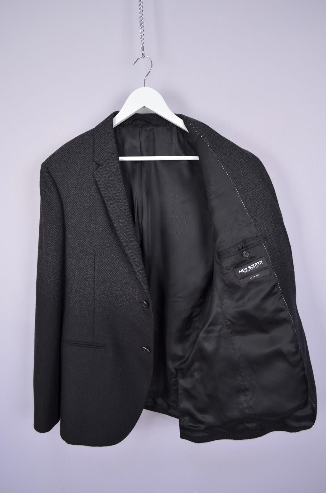 Mens Neil Barrett Gradient Blazer Jacket Wool US 44 Slim Fit