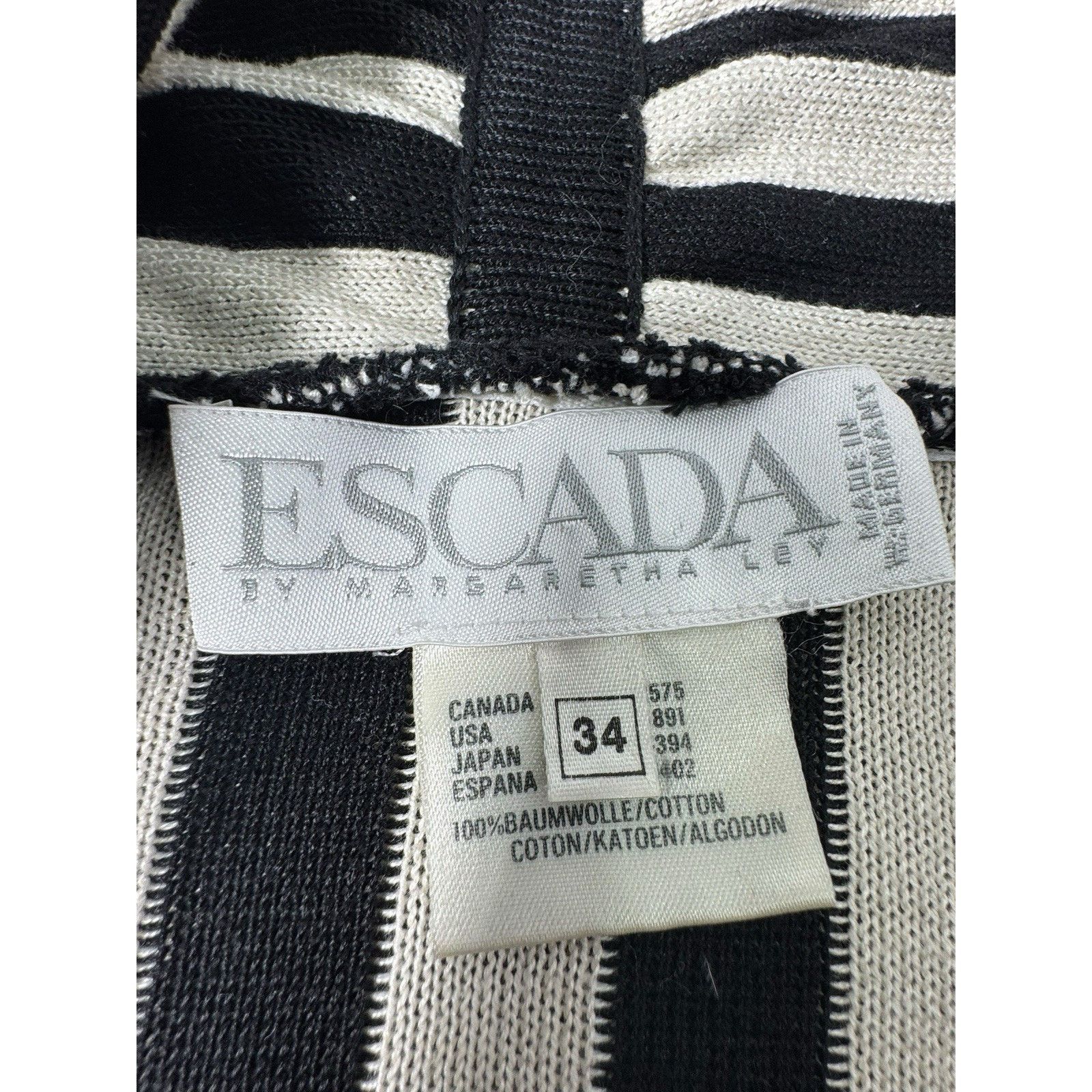 Escada Vintage Escada Margaretha Ley Knit Cardigan Size 34 Size S / US 4 / IT 40 - 3 Thumbnail
