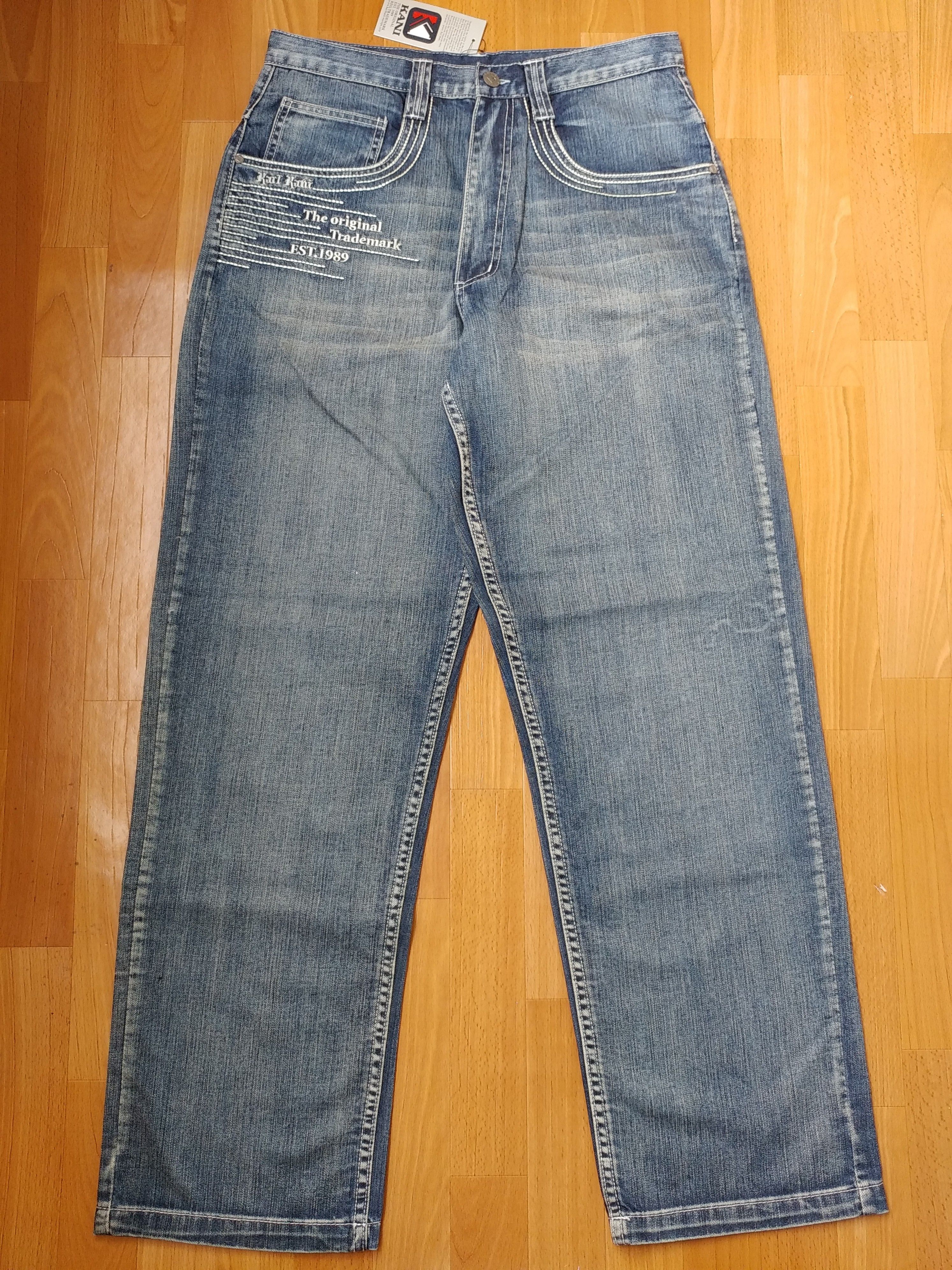 Karl Kani KARL KANI jeans oldschool deadstock baggy vintage 1990s W 32 Size US 32 / EU 48 - 2 Thumbnail