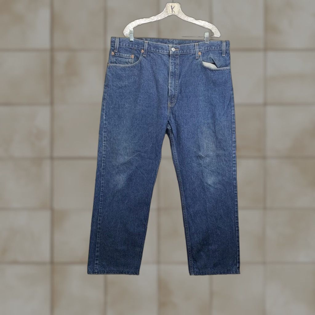 Levi's VINTAGE Levi's 505 Jeans Men's 42x30 Straight Fit Blue Denim 90s Retro Cowboy Size US 42 / EU 58 - 1 Thumbnail