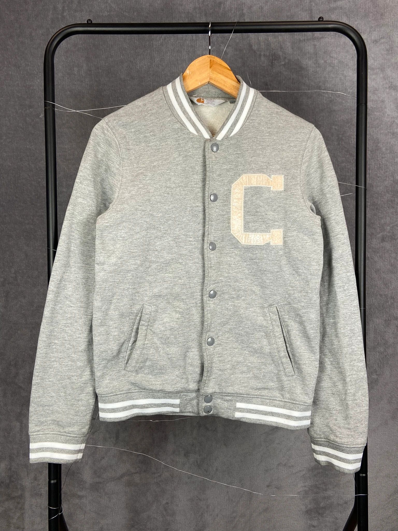 Carhartt Carhartt Grey Sweatshirt S Vintage Workwear Size US S / EU 44-46 / 1 - 1 Thumbnail