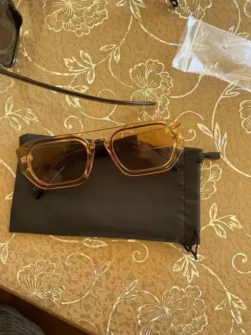 Electric Visual Yellow Frame Retro Style Sunglasess Size ONE SIZE - 1 Thumbnail