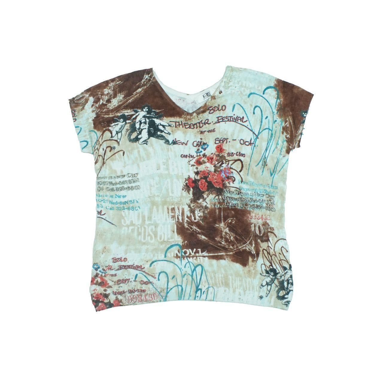 If Six Was Nine *NoTariff P&E International Abstract Graphic Knit Size ONE SIZE - 1 Thumbnail