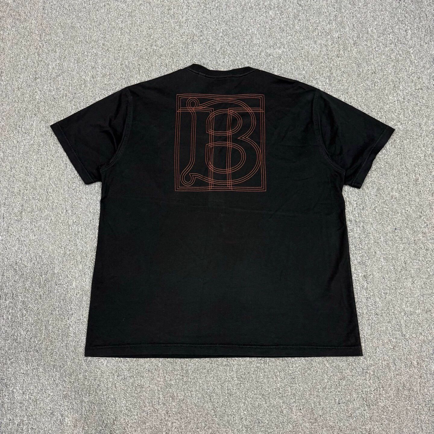 Burberry Burberry black red line logo short sleeve tee size S Size US S / EU 44-46 / 1 - 2 Thumbnail