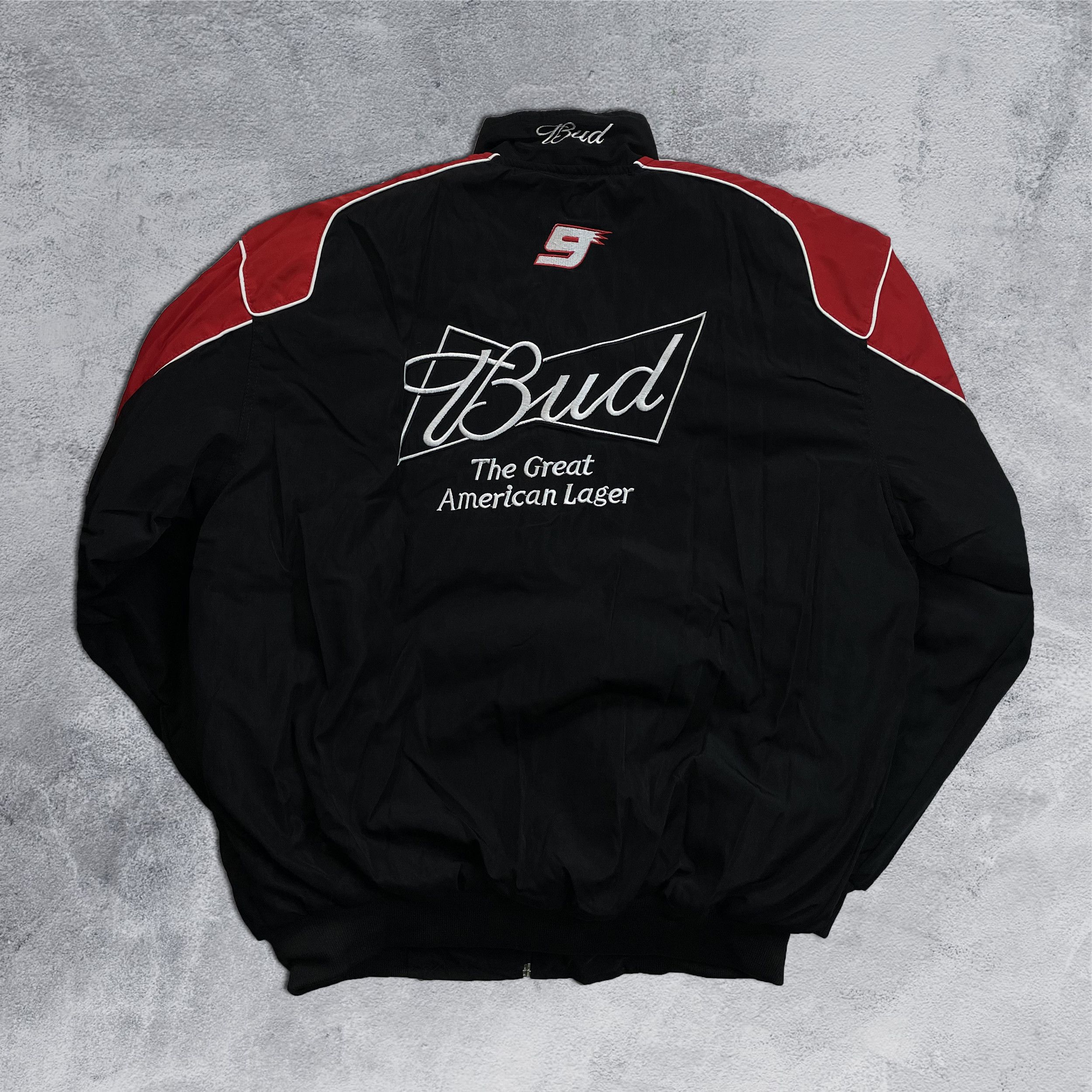 Budweiser × NASCAR Budweiser Bud Vintage Nascar Racing Jacket Y2K Size US XL / EU 56 / 4 - 2 Thumbnail
