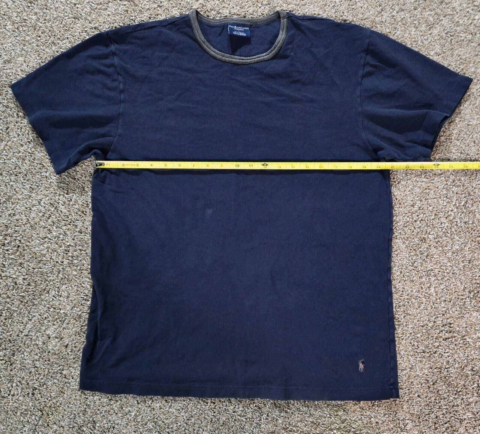 Polo Ralph Lauren Navy Polo Ralph Lauren Sleepwear T Shirt Size Large Cotton Size US L / EU 52-54 / 3 - 5 Thumbnail