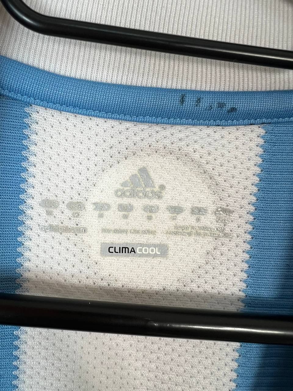 ARGENTINA 2010 2011 HOME FOOTBALL JERSEY ADIDAS Sz M