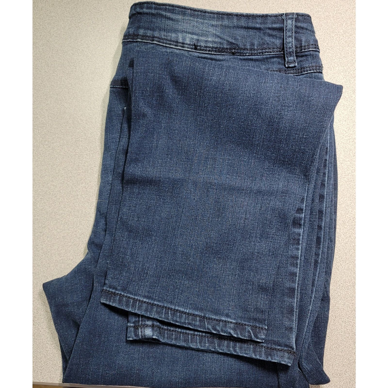Other Cato Dark Blue Distressed Contemporary Jeans 12 Lightweight Size 34" / US 12 / IT 48 - 5 Thumbnail