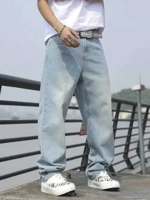 Jean Kumiko x Jingu Casual Skate Baggy Denim Jeans Loose 2000s Size US 32 / EU 48 - 3 Thumbnail