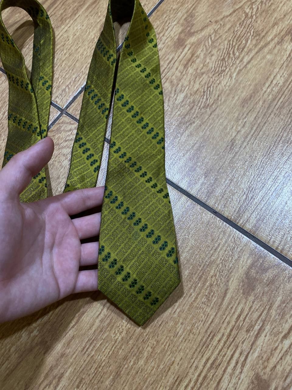 Dior Vintage Christian Dior Monsieur Silk Tie Size ONE SIZE - 8 Thumbnail