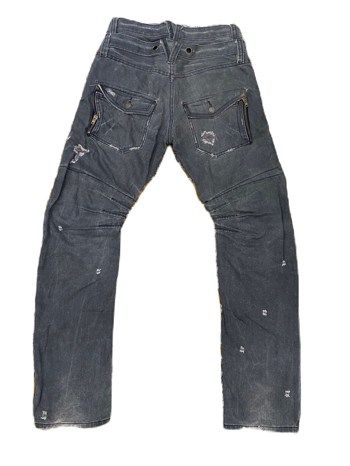 Japanese Brand JAPANESE BRAND PPFM DOUBLE WAIST DESIGN RIPPED STYLE Size US 32 / EU 48 - 5 Thumbnail