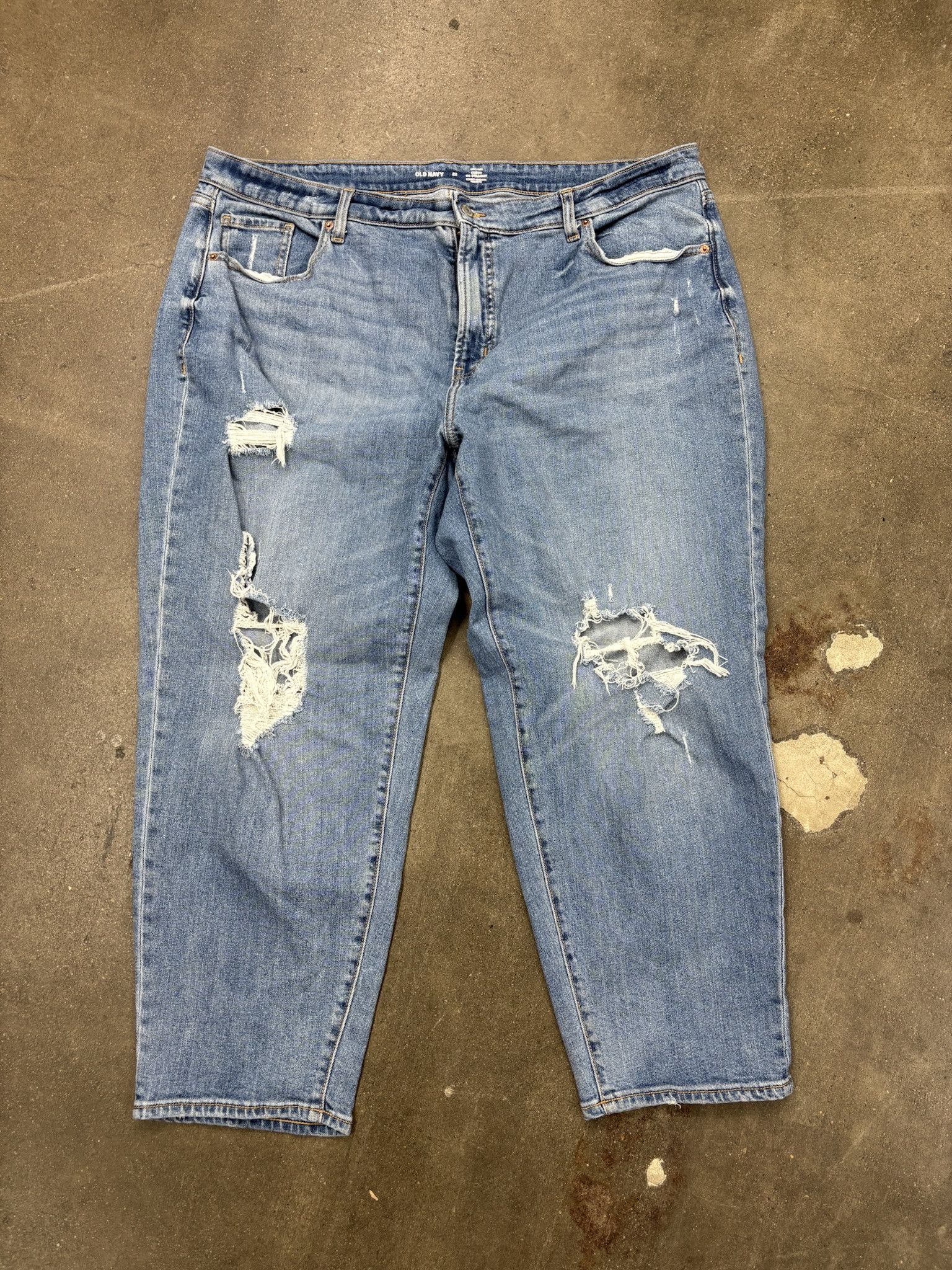 Wrangler Vintage Light Wash Denim Old Navy Bootcut Jeans Size US 44 / EU 60 - 1 Thumbnail