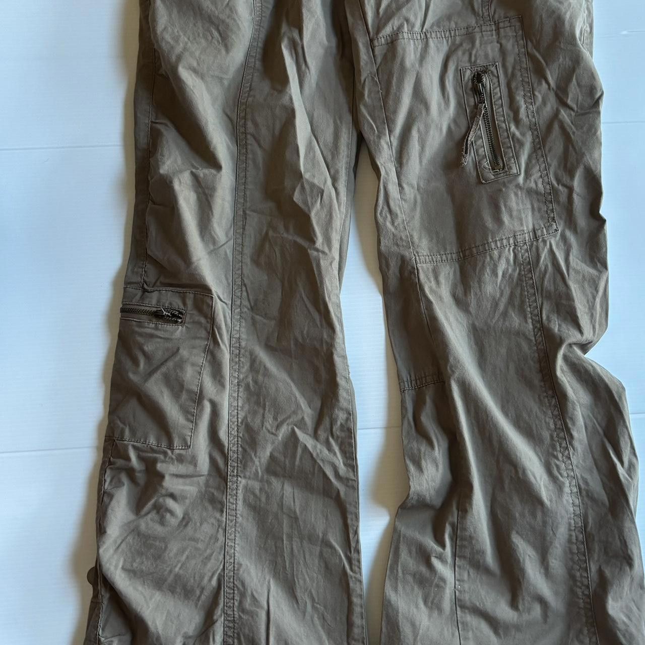 Designer Y2k Cargo Pants Size 5 Size 28" / US 6 / IT 42 - 2 Thumbnail