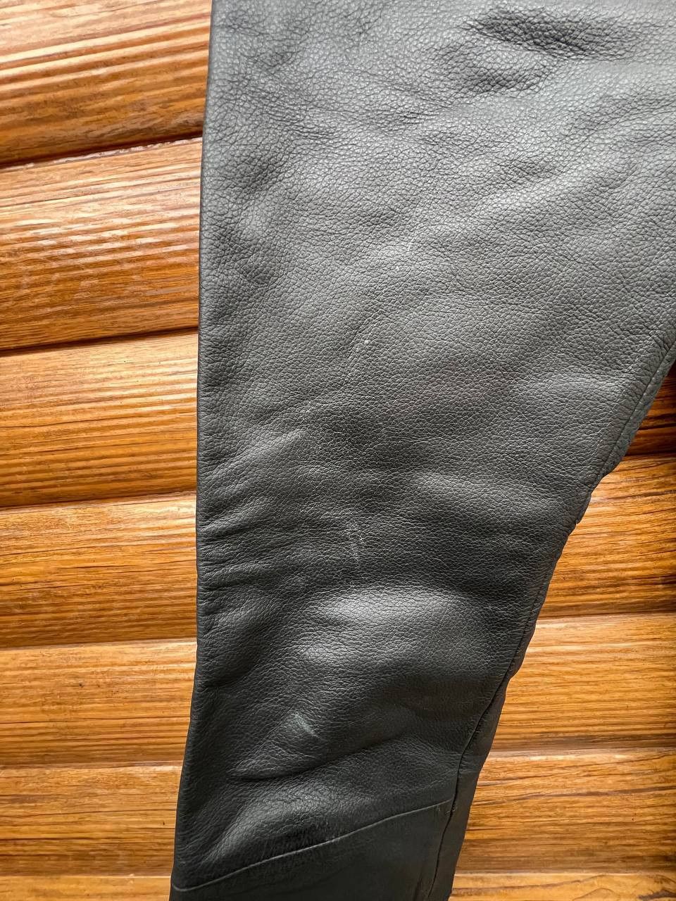 Leather Vintage Leather pants Moto womens Size 36" / US 14 / IT 50 - 6 Thumbnail