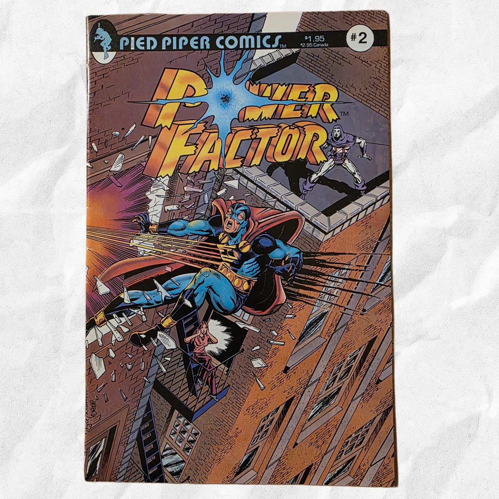 Other Power Factor #2 VF 1988 Pied Piper US Superhero Comic (C) Size ONE SIZE - 1 Thumbnail