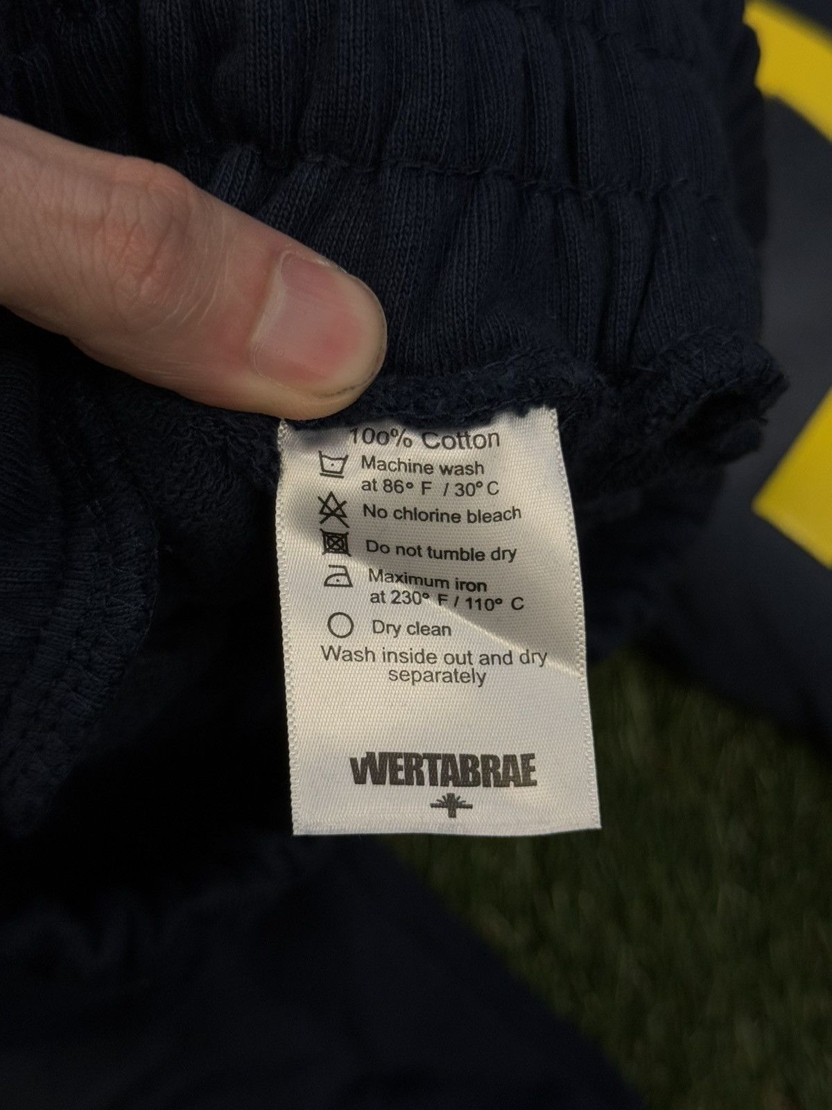 Vertabrae Vertabrae C-2 Blue Yellow Sweatpants Size L (NEW) Size US 33 - 7 Thumbnail