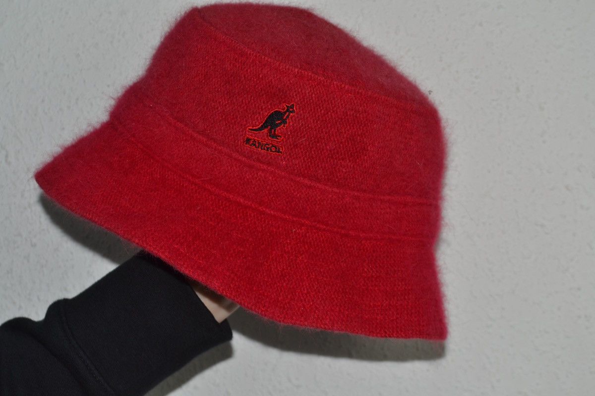 Kangol × Vintage Vintage Red Kangol Angora Blend Bucket Hat Size ONE SIZE - 5 Thumbnail