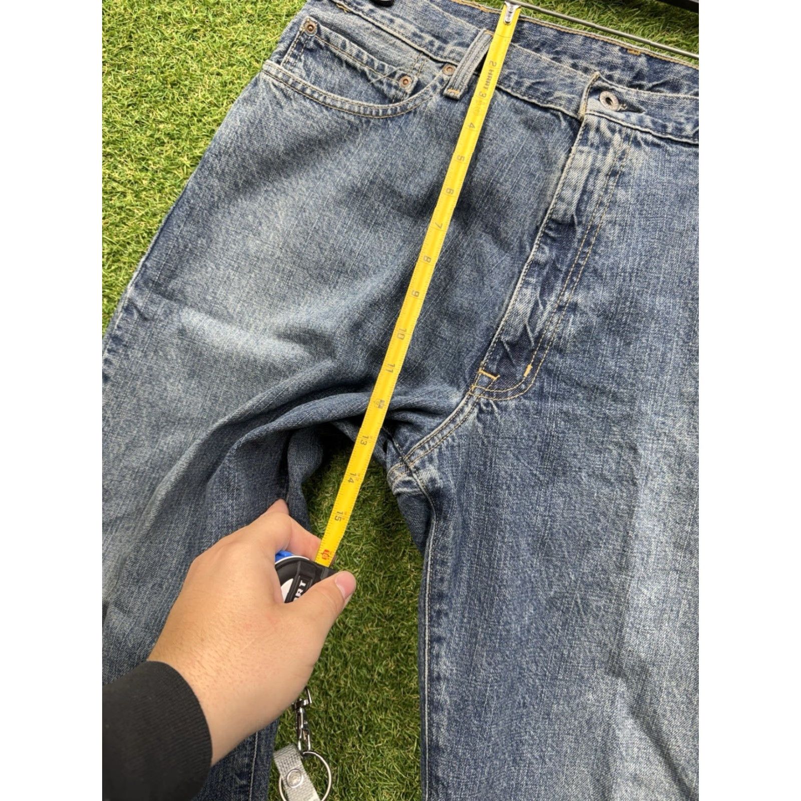 Polo Ralph Lauren Polo Ralph Lauren Jeans Mens 36x30 Slim Straight Denim Blue 5-Pocket RL Logo Patch Slim Fit VINTAGE? No Size US M / EU 48-50 / 2 - 3 Thumbnail