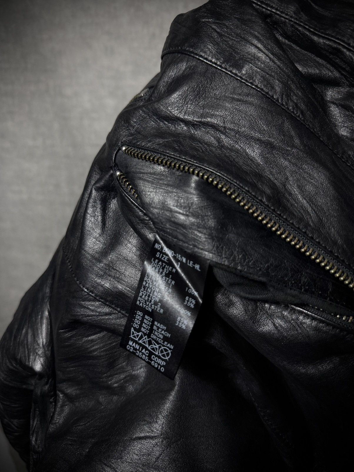 Le Grande Bleu (L.G.B.) LGB Bono-15 Leather Jacket Size US S / EU 44-46 / 1 - 11 Thumbnail