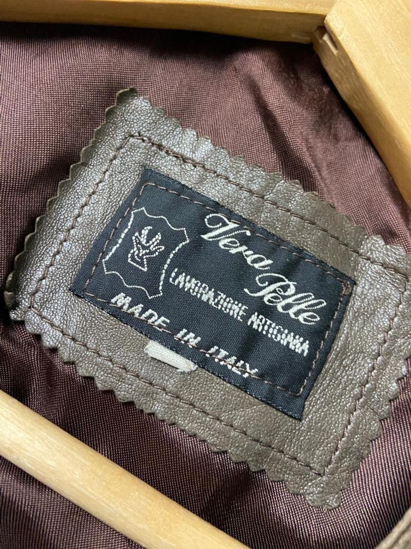 Japanese Brand Vera Pelle Lavorazione Leather Vest (193) Size US XS / EU 42 / 0 - 3 Thumbnail