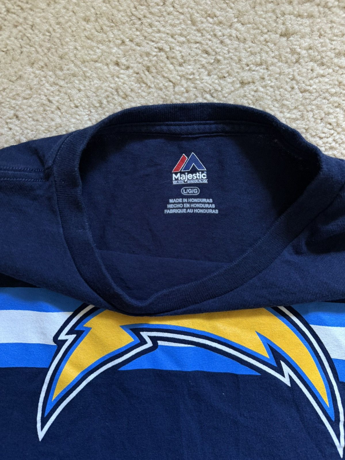 Majestic Los Angeles Chargers NFL Long Sleeve Shirt Size US L / EU 52-54 / 3 - 4 Thumbnail