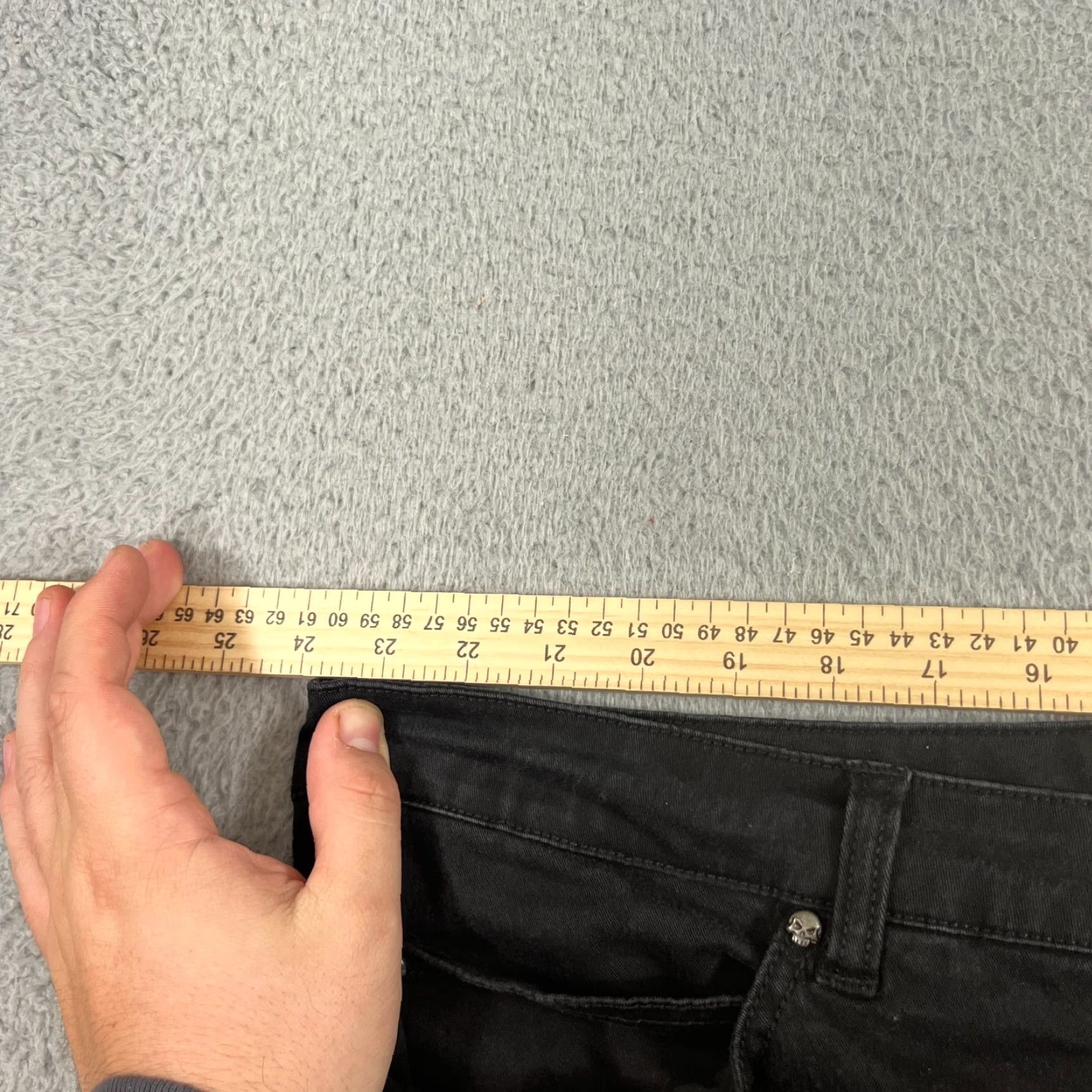 Tripp NYC TRIPP NYC Plus Size Pants Womens 28 Black Tapered Chino Goth Punk Size 28" / US 6 / IT 42 - 5 Thumbnail