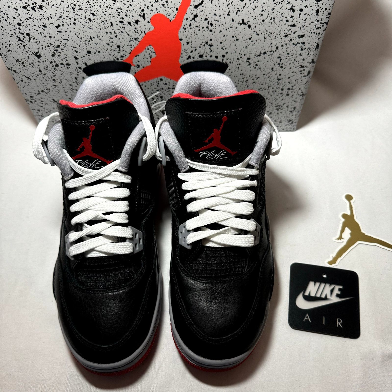 Jordan Brand × Nike Size 7 - Air Jordan 4 Retro GS Bred Reimagined Men's Shoes Size US 7 / EU 40 - 4 Thumbnail
