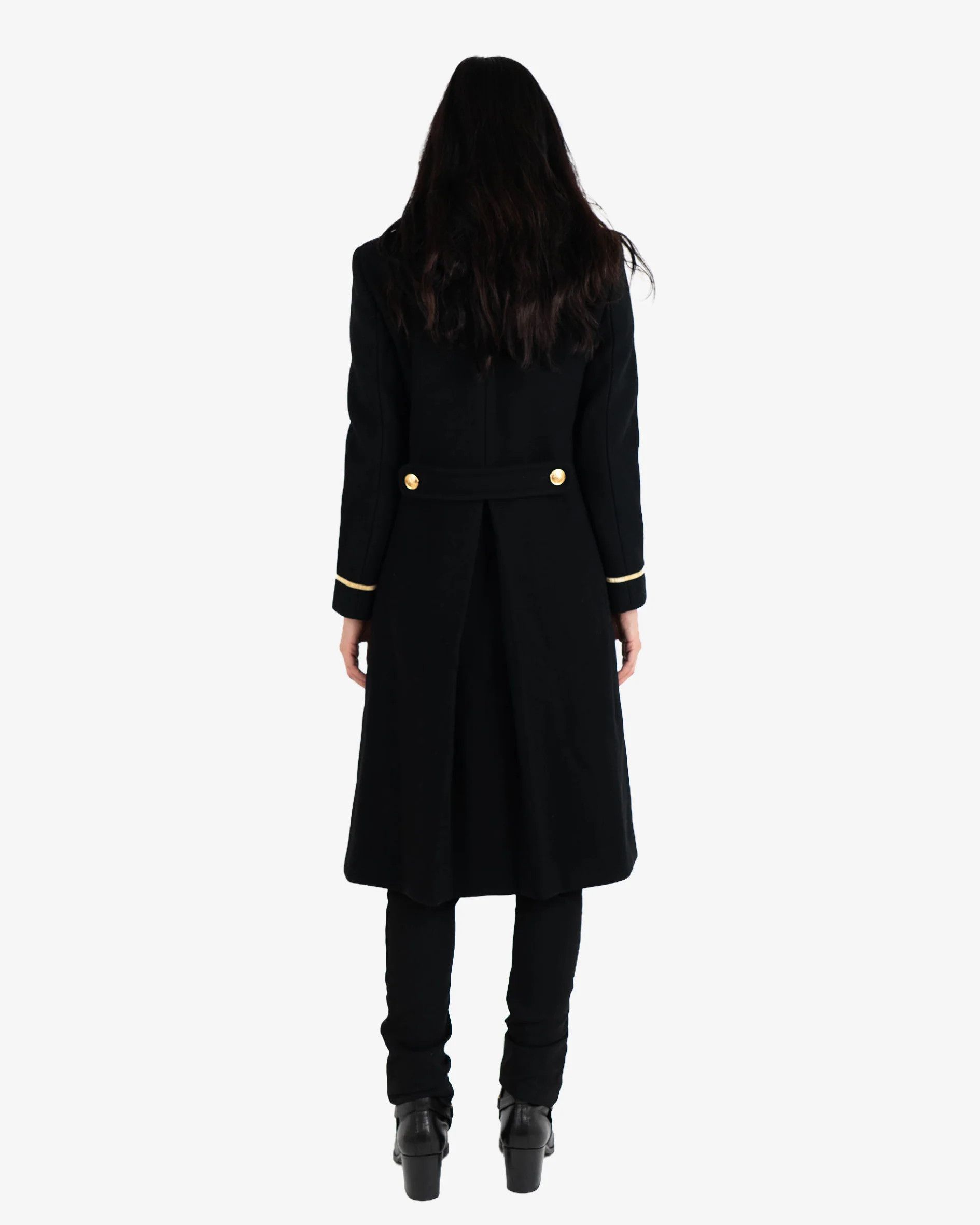 Saint Laurent Paris Palladium Officier Coat Women's (FW16) Size XS / US 0-2 / IT 36-38 - 8 Thumbnail