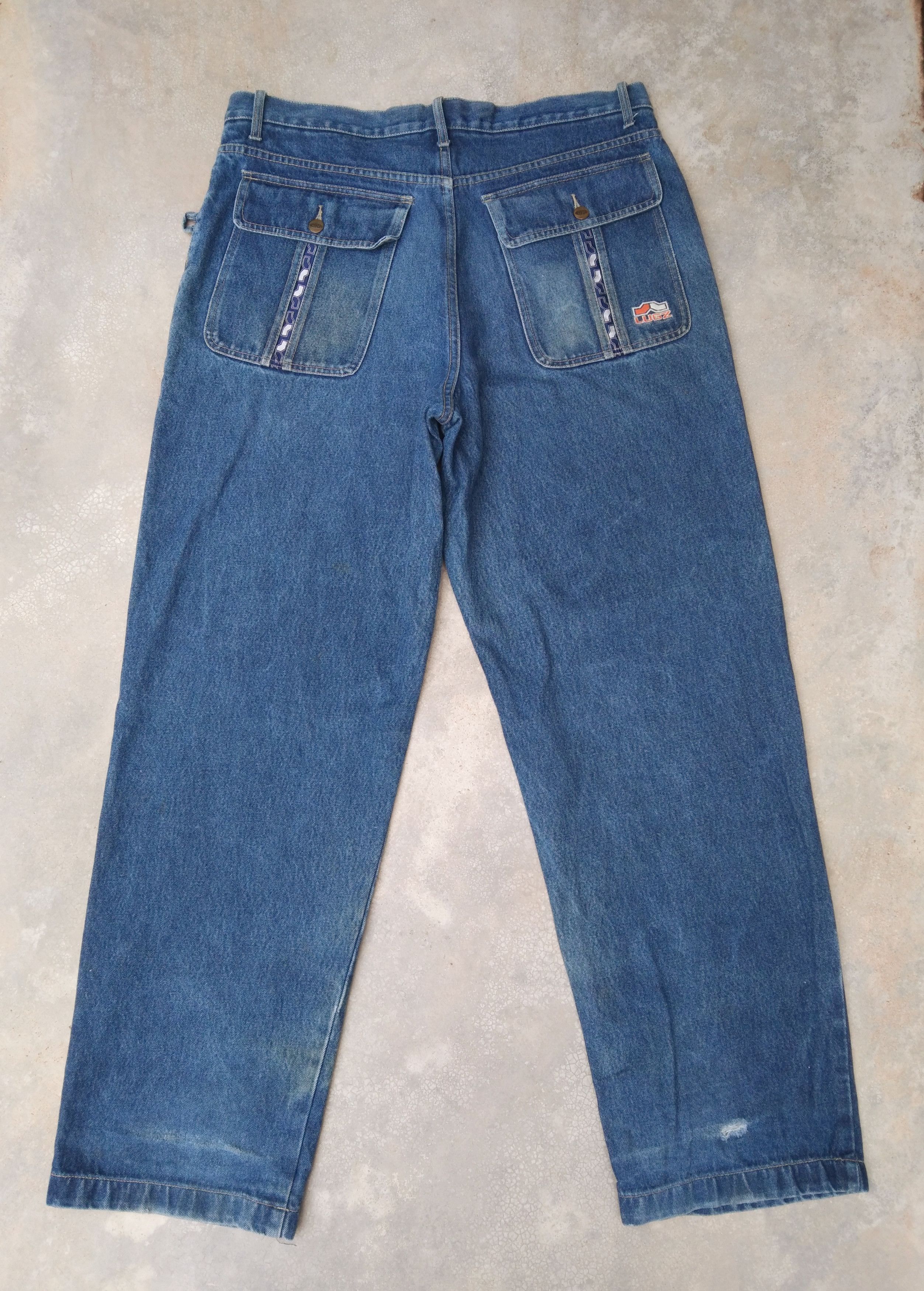Vintage Vintage Y2k Lugz Straight Leg baggy Skate Jeans 38x32 Size US 38 / EU 54 - 1 Thumbnail
