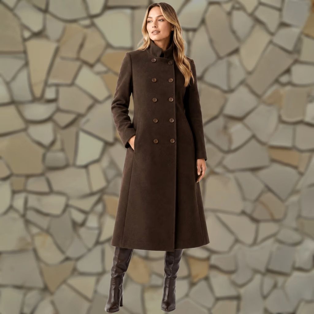 Max Mara Max Mara Coat Women’s Size 6 Brown Wool Cashmere Double Breasted Pea Coat Size M / US 6-8 / IT 42-44 - 1 Thumbnail