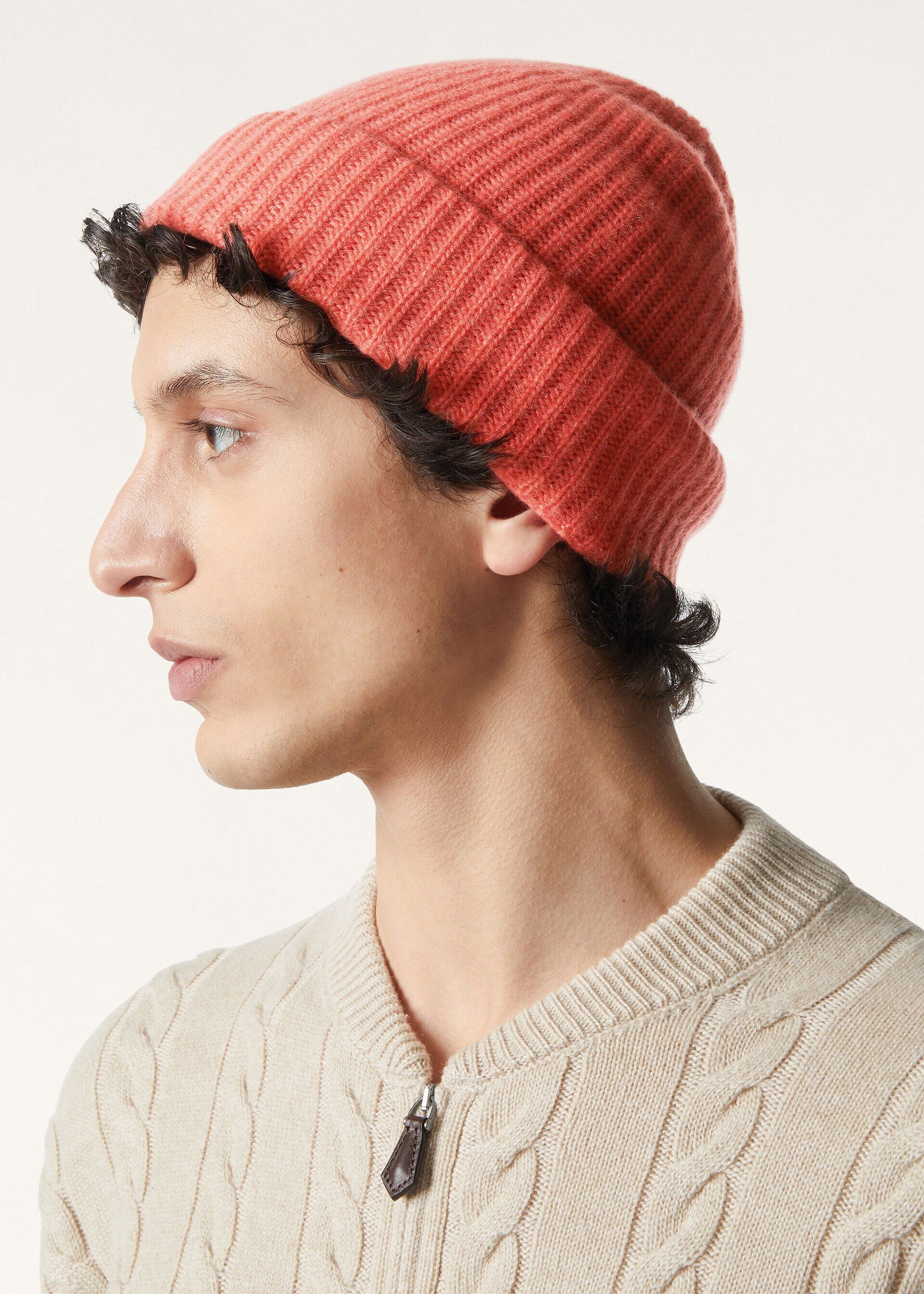 Loro Piana os11x0426 FXM0042 Size: OS/Sergio Beanie Hat / Cap Blueberry Size ONE SIZE - 4 Thumbnail