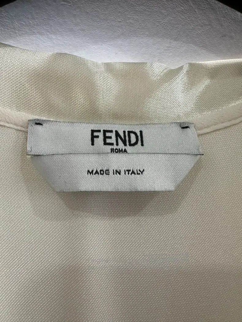 Fendi Fendi Double F logo women's satin dress Size XS / US 0-2 / IT 36-38 - 4 Thumbnail