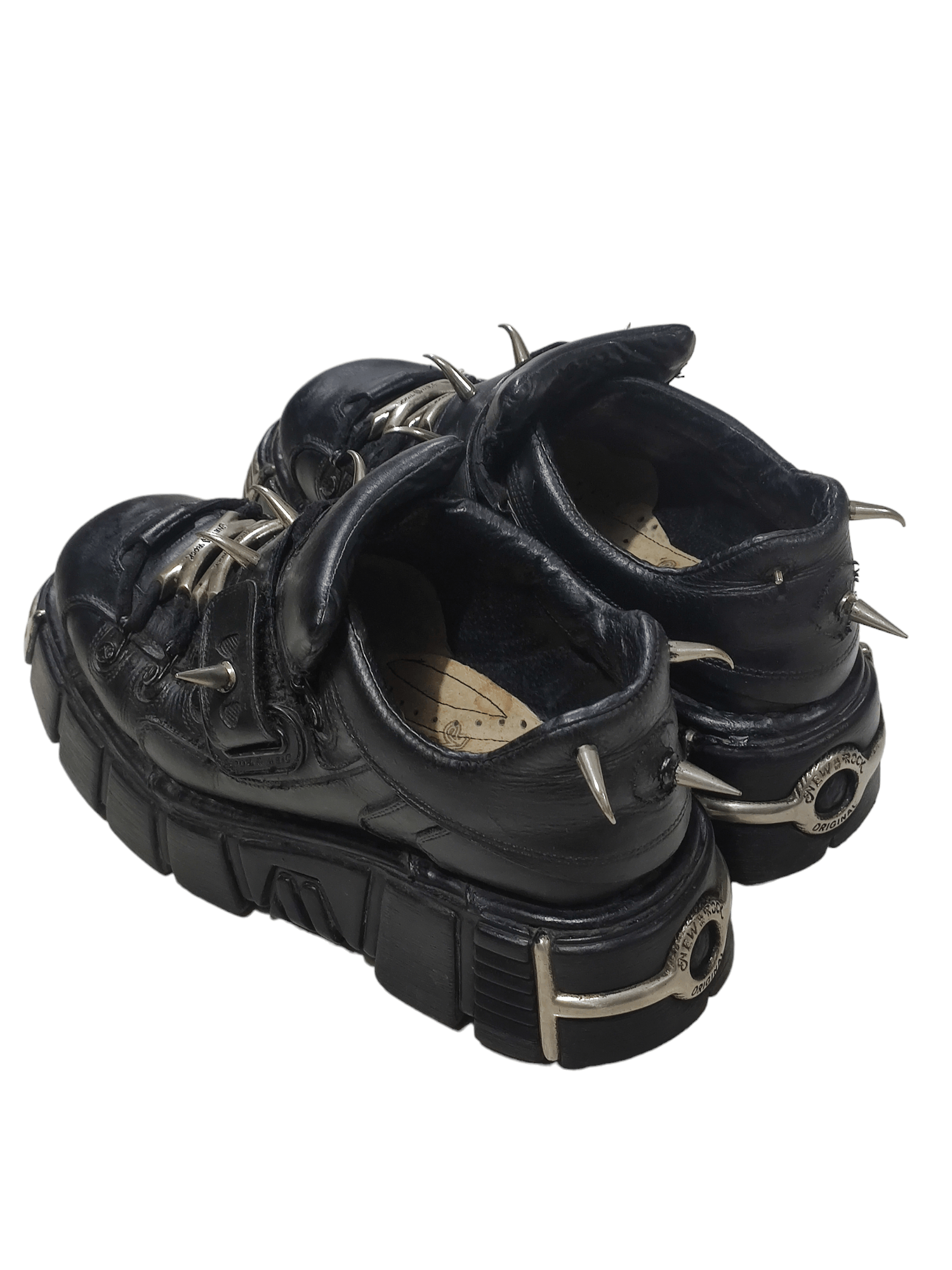 New Rock Vintage Authentic New Rock Spike Boots Platform Shoes Size US 9 / EU 42 - 6 Thumbnail